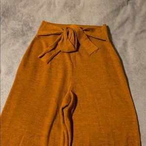 Wide leg knit pants size xs anthro